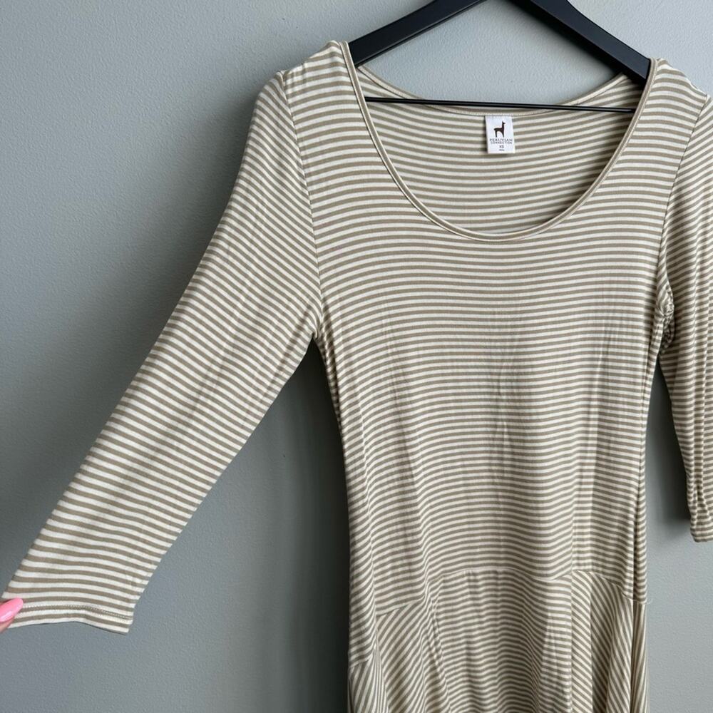 Peruvian Connection Windswept Striped Tunic Top - Picture 3 of 8
